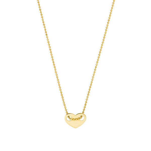 Halskette Heart, 14 K Gelbgold