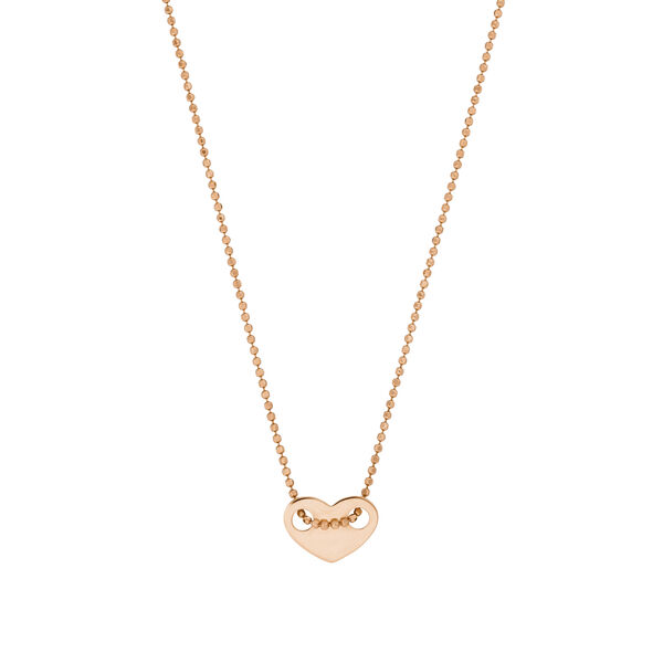 Halskette Heart, 14 K Rosegold