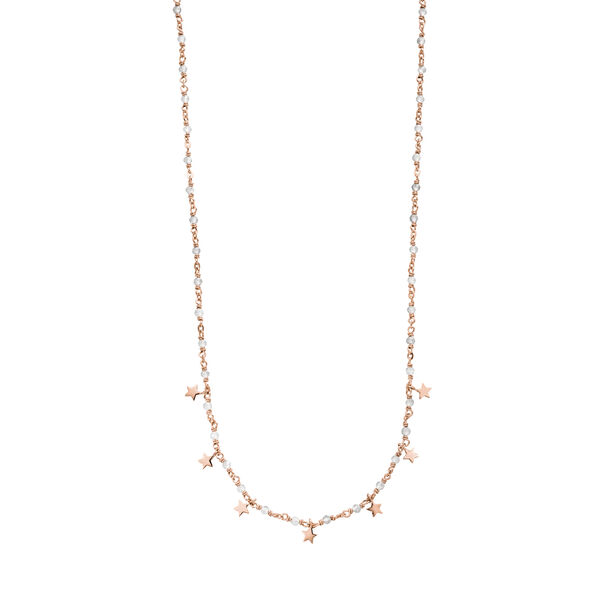 Halskette Labradorit Stars, 18 Karat Rosegold vergoldet