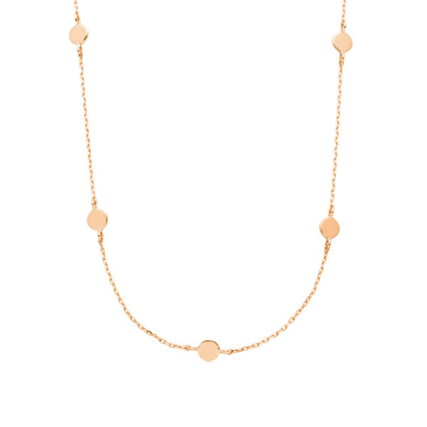 Halskette MINI Plates, 14 Karat Rosegold