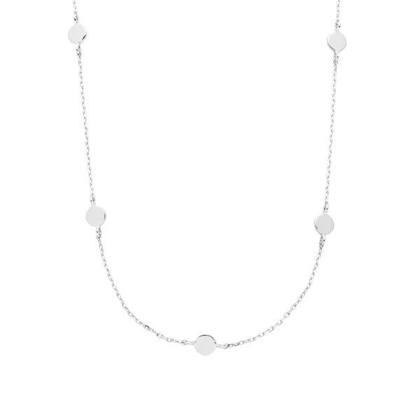 Halskette MINI Plates, 14 Karat Wei�gold