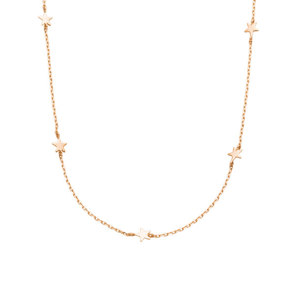 Halskette MINI Stars, 14 Karat Rosegold