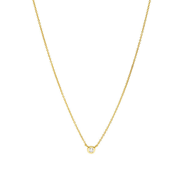 Halskette MY FIRST DIAMOND, 14 Karat Gelbgold