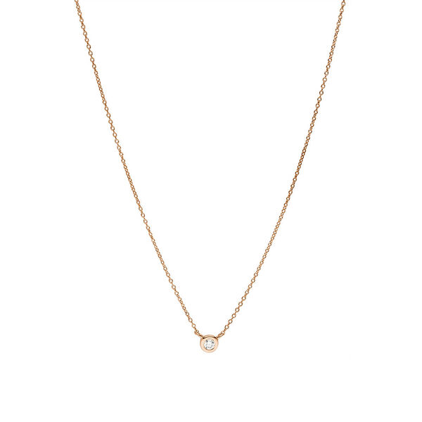 Halskette MY FIRST DIAMOND, 14 Karat Rosegold