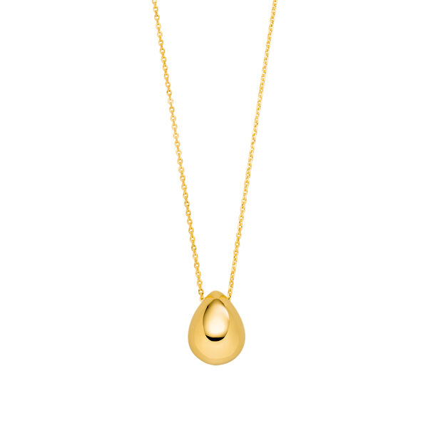 Halskette One Drop, 18 Karat Gelbgold vergoldet