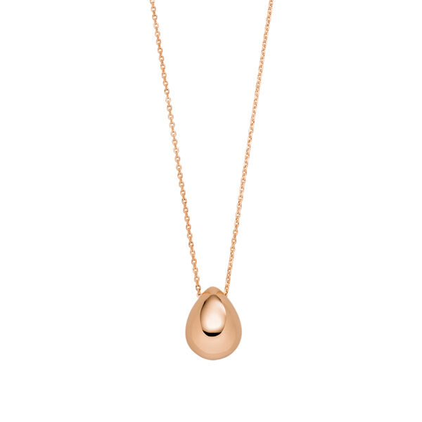 Halskette One Drop, 18 Karat Rosegold vergoldet
