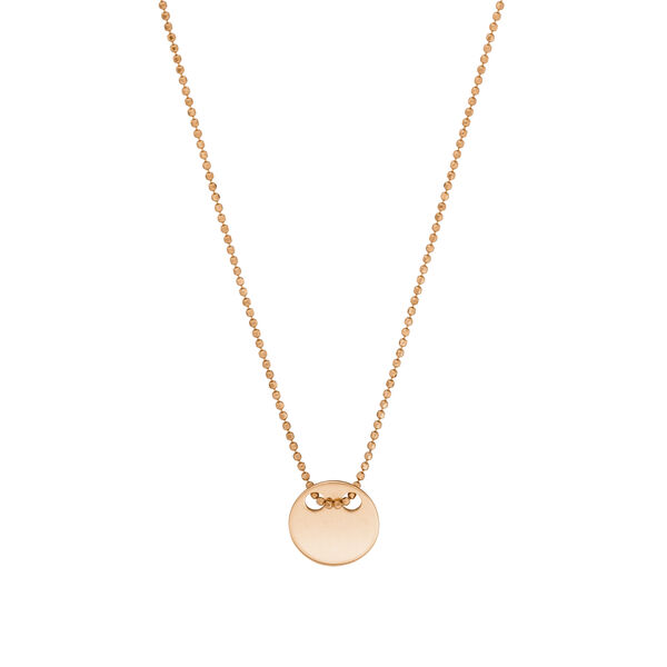 Halskette Plate, 14 Karat Rosegold