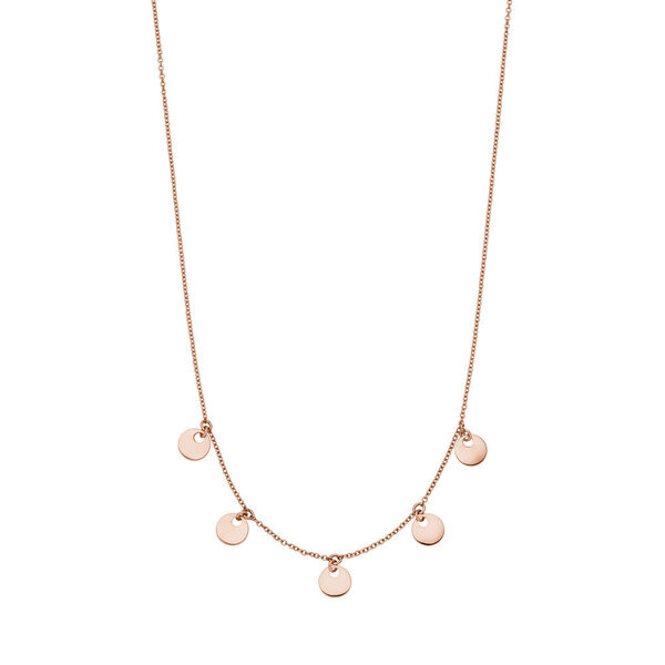 Halskette Platelet, 14 Karat Rosegold