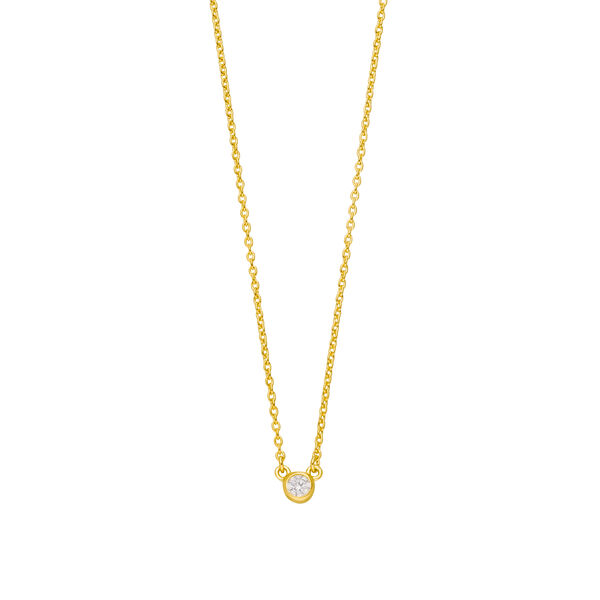 Halskette Pure, 18 Karat Gelbgold vergoldet
