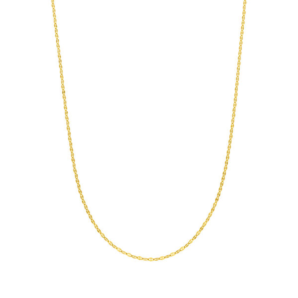 Halskette Shiny Twist, 14 Karat Gelbgold