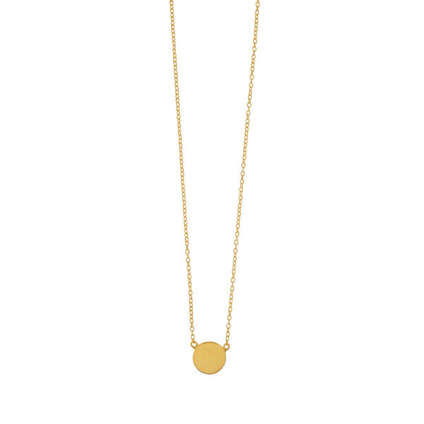 Halskette Slices, 18 Karat Gelbgold vergoldet