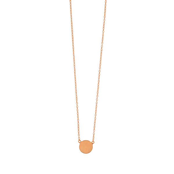 Halskette Slices, 18 Karat Rosegold vergoldet