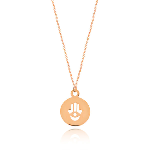 Halskette Fatima, 14 K Rosegold