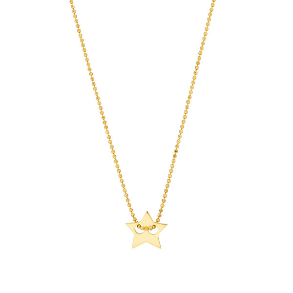 Halskette Star, 14 K Gelbgold