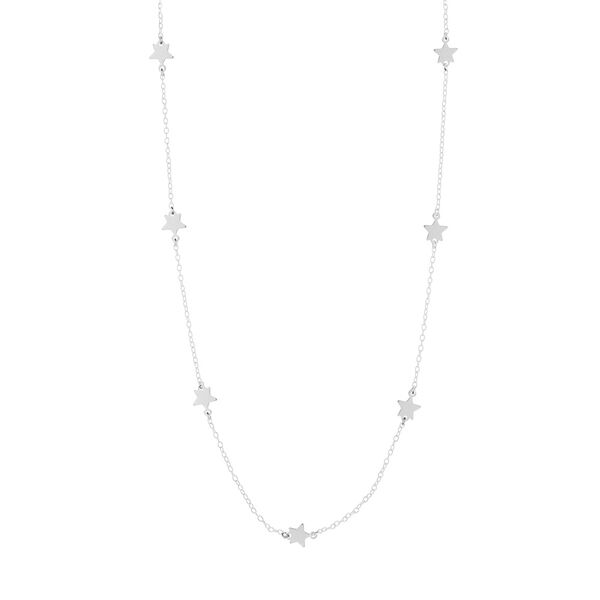 Halskette Sternchen, kurz, 925 Sterlingsilber