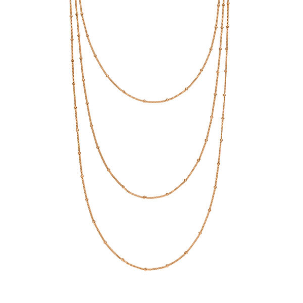 Halskette WATERFALL, 18 Karat Rosegold