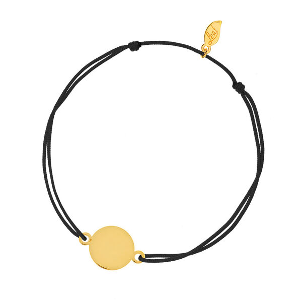 Herren Armband PLATE, 14 Karat Gelbgold
