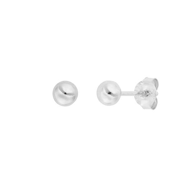 Kugelstecker Small, 4 mm, 925 Sterlingsilber