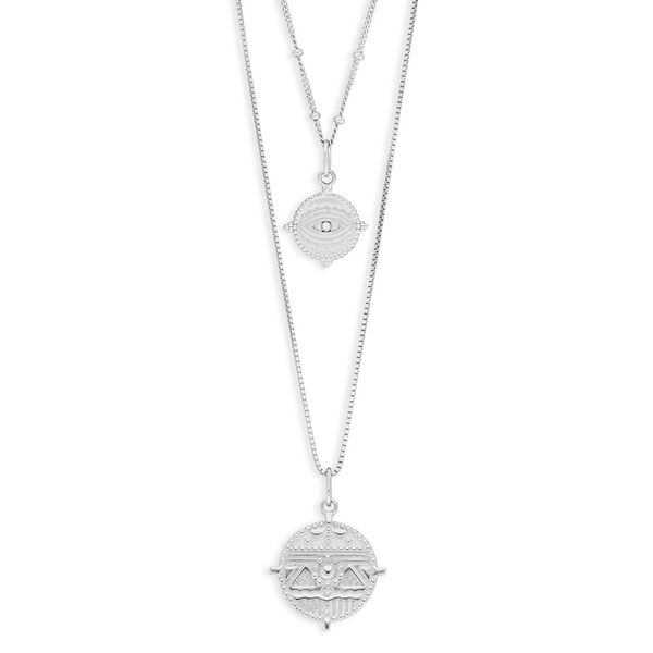 Layering Look, 2-er Set, 925 Sterlingsilber