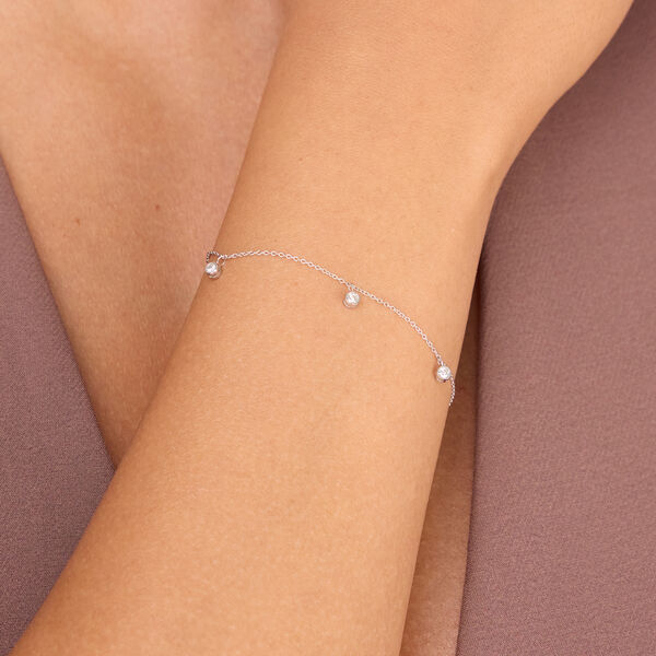 Armkette MY FIRST DIAMOND Charms, 14 Karat Weigold Bild 2