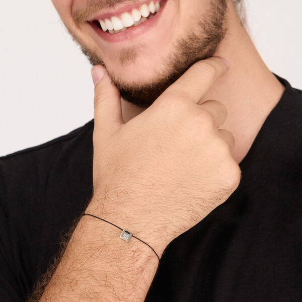 Freundschaftsarmband BEST DAD, 14 Karat Weigold Bild 2