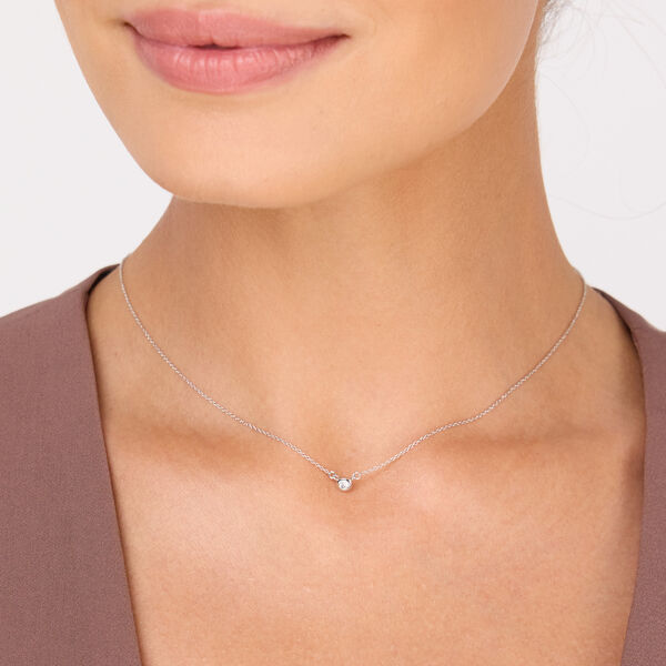 Halskette MY FIRST DIAMOND, 14 Karat Weigold Bild 2
