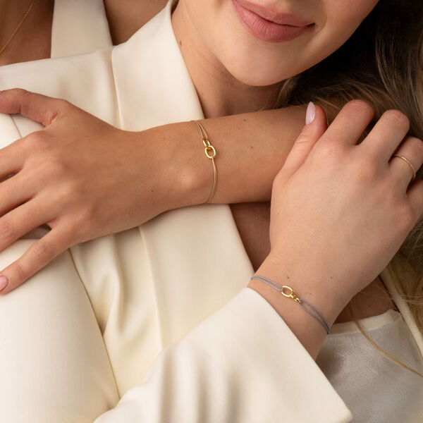 Freundschaftsarmband ETERNAL TOUCH, big, 14 Karat Wei�gold Bild 4