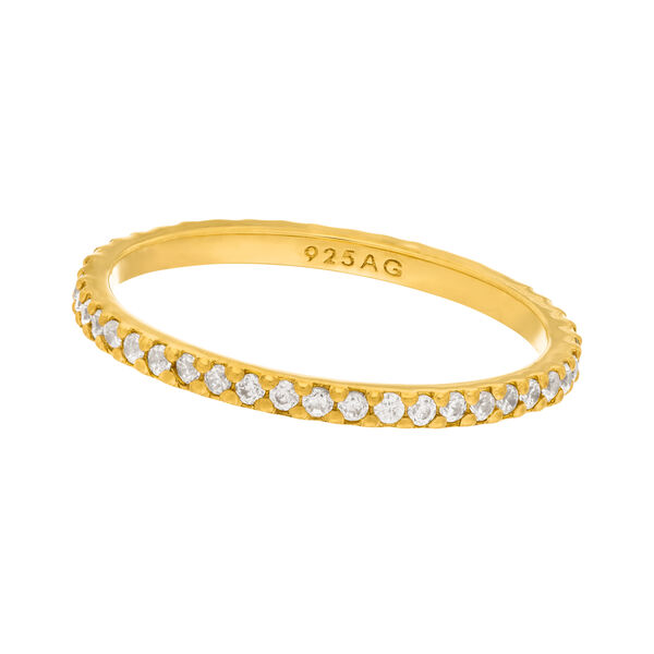 Memoryring, 18 K Gelbgold vergoldet, Gre 50