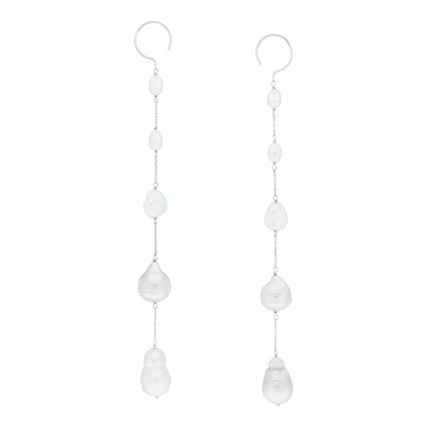 Ohrhnger Barock Pearls, 14 Karat Weigold