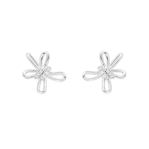 Leaf Jewelry Ohrstecker Blossom, klein, 925 Sterlingsilber