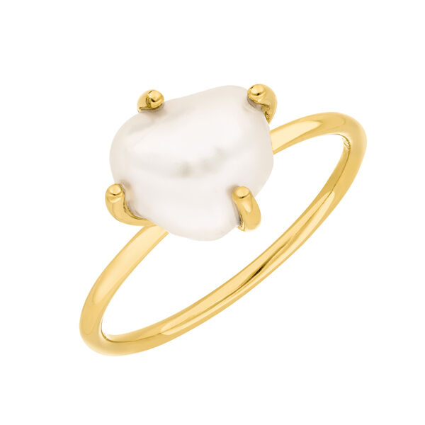 Ring Barock Pearl, 14 Karat Gelbgold