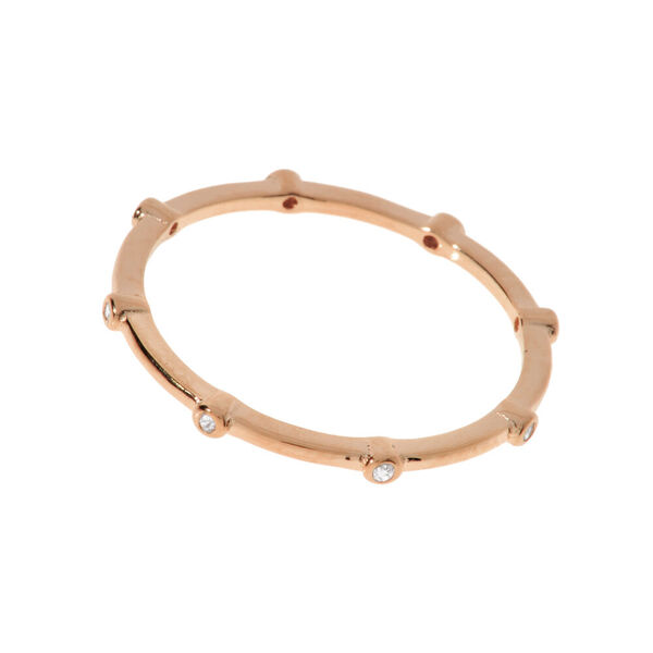 Ring DAZZLE, 18 K Rosegold vergoldet