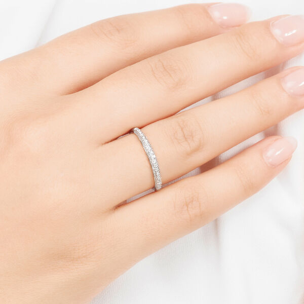 Verlobungsring DAZZLE mit Diamanten, 14 Karat Weigold Bild 3