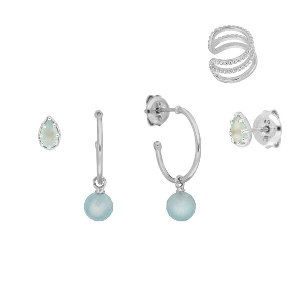 Silber Earring Mix Ocean Dream