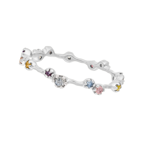 Leaf Jewelry Silber Ring, Eternity Gems
