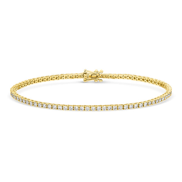 Tennisarmband mit Diamanten, 2.11ct, 18.0 cm
