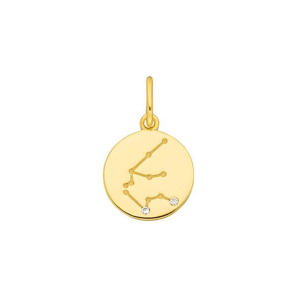 Wassermann ZODIAC SIGN, 18 Karat Gelbgold vergoldet Wassermann ZODIAC SIGN, 18 Karat Gelbgold vergoldet