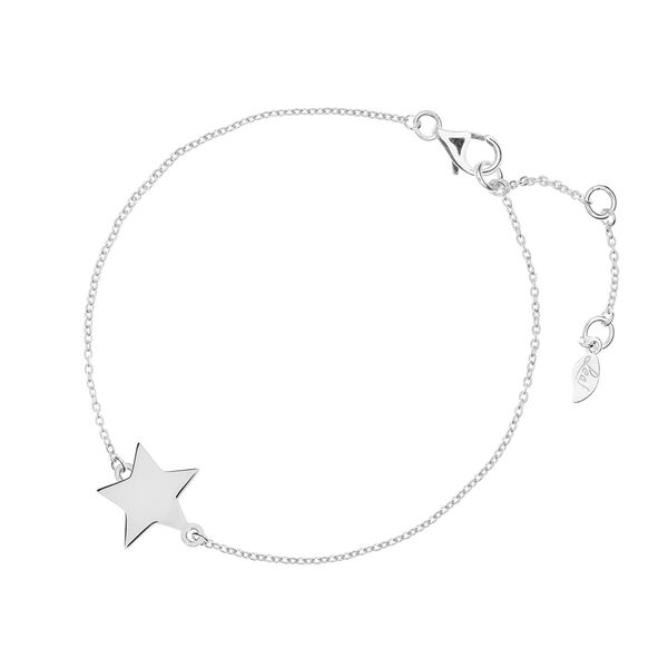 Armkette Star-Disc, matt, Silber Bild 2