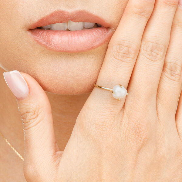 Ring Barock Pearl, 14 Karat Gelbgold Bild 5
