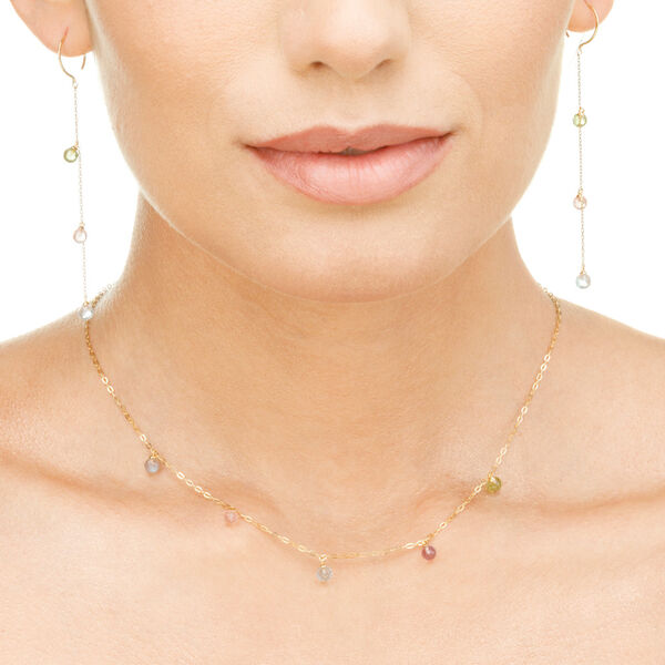 Halskette SWEET GEMS, 14 Karat Gelbgold Bild 2