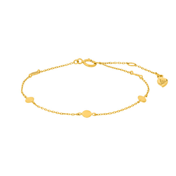 Armkette MINI Plates, 14 Karat Gelbgold Bild 4