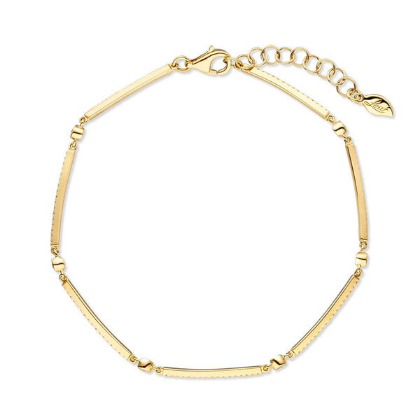 Armband Bar, 18 Karat Gelbgold, Diamanten Bild 3