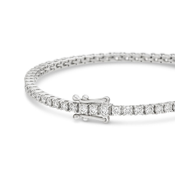 Tennisarmband mit Diamanten, 3.42ct, 17.0 cm Bild 3