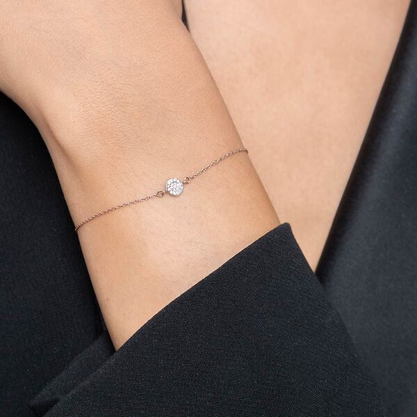 Armkette Pav mit Diamanten, 18 Karat Rosegold Bild 2