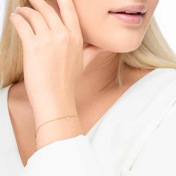 Armkette PURE Diamanten, 18 Karat Gelbgold Bild 2