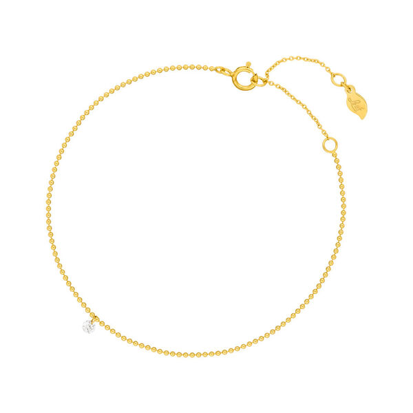 Armkette Pure Ball Chain, Diamant, 14 K Gelbgold Bild 2