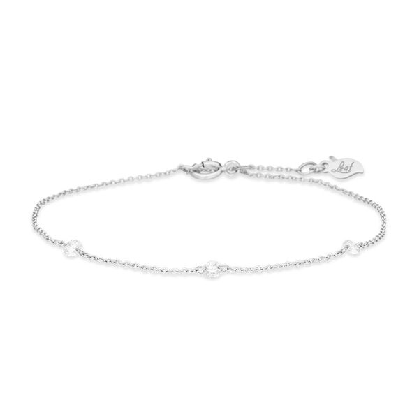 Armkette PURE Triple Diamant, 18 Karat Weigold Bild 3