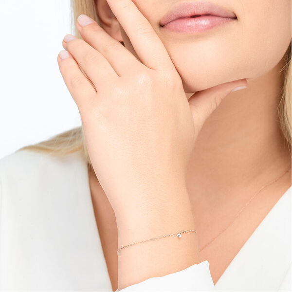 Armkette PURE Diamanten, 18 Karat Rosegold Bild 2