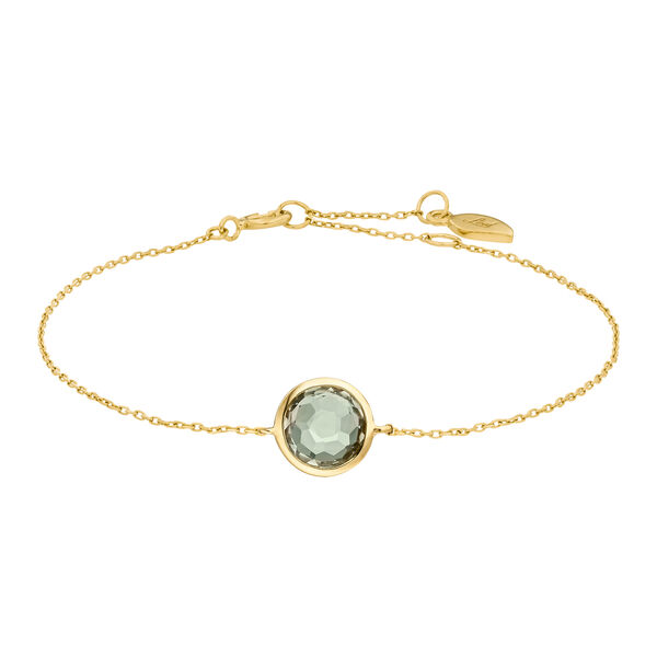 Armkette Green Amethyst, 14 Karat Gelbgold Bild 4