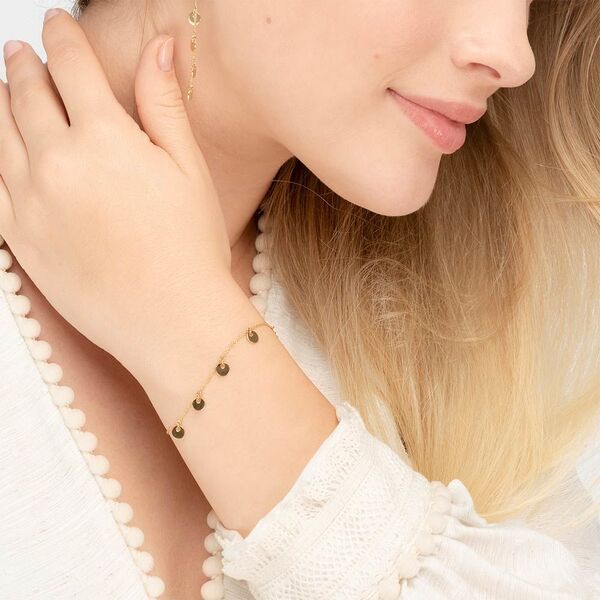 Armkette Platelet, 14 Karat Gelbgold Bild 4